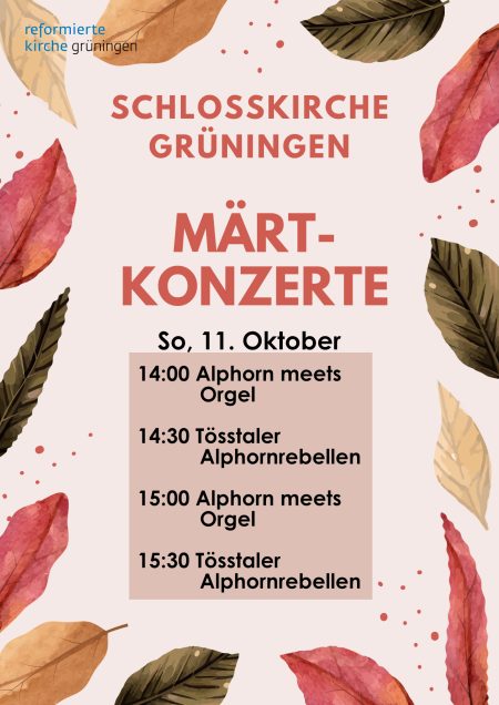 Colorful Illustrative Fall Forest Leaves Autumn Market Flyer - 1